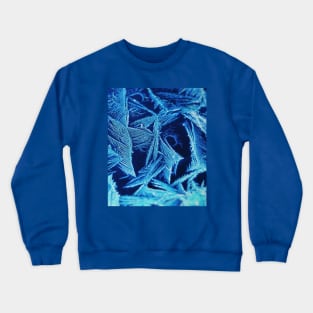 Ice Crystals Winter Crewneck Sweatshirt